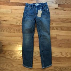 Madewell 10” high-rise skinny crop jeans